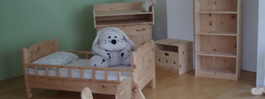 Kinderzimmer aus Zirbenholz